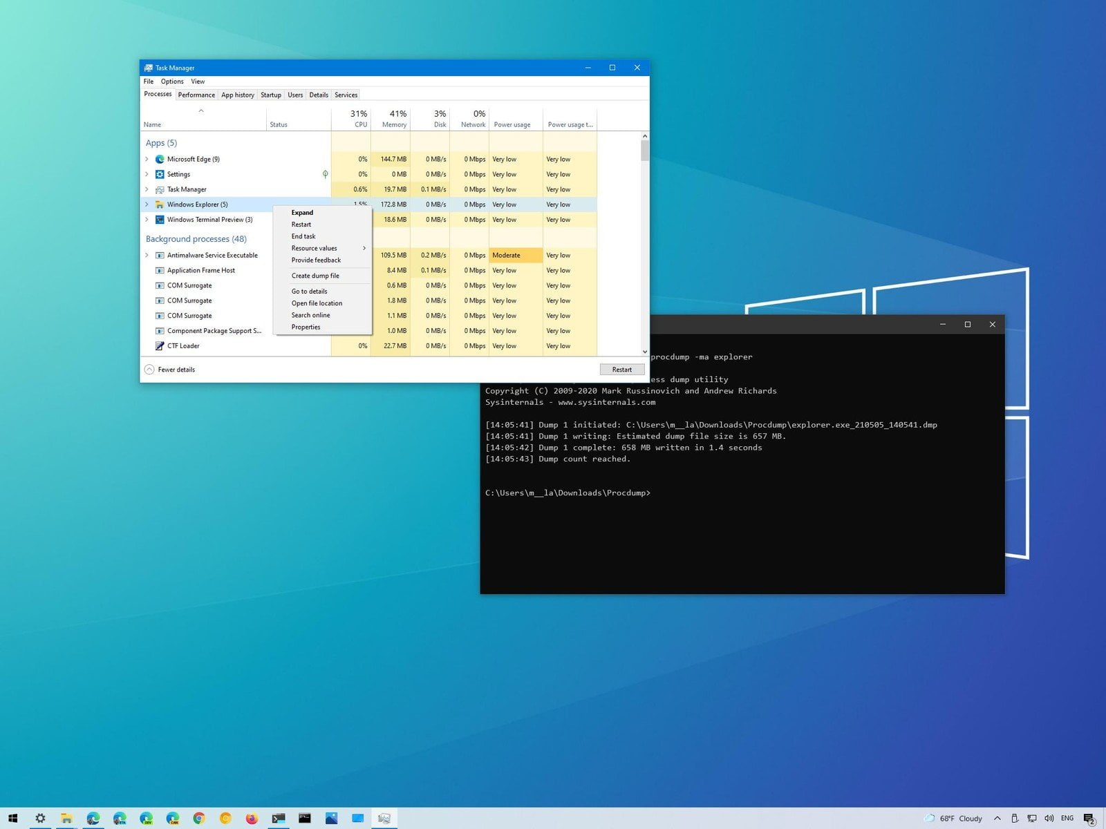 Cara Membuat Crash Dump File Secara Manual Di Windows 10