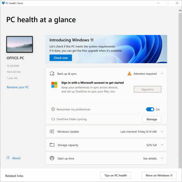 Cara memeriksa apakah PC Anda dapat menjalankan Windows 11
