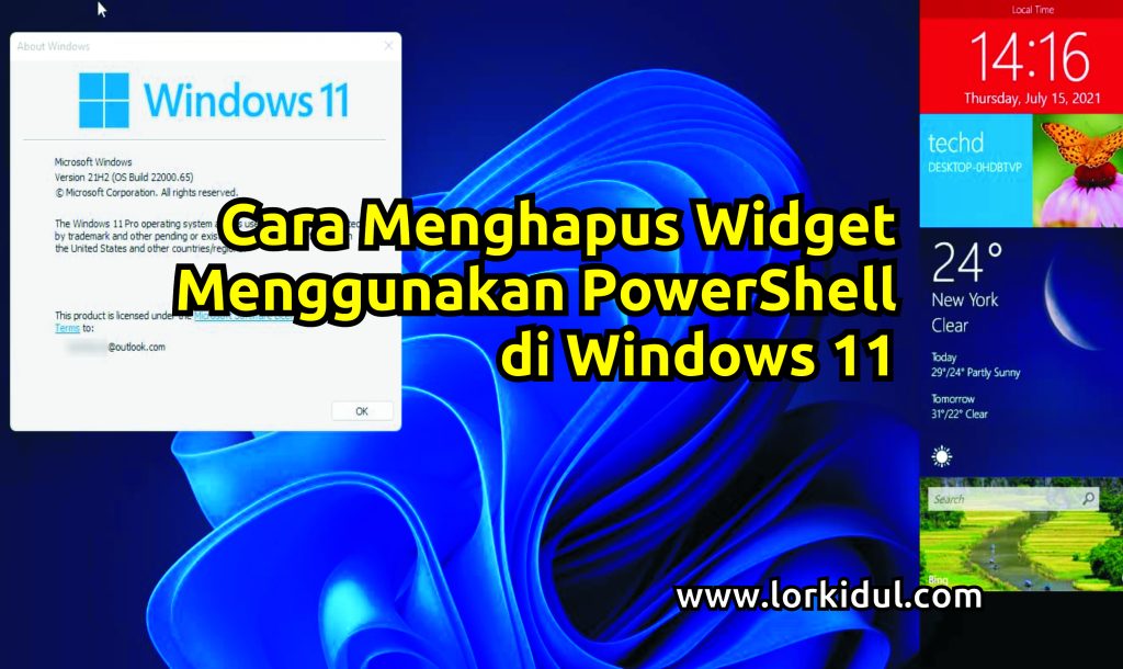 Cara Menghapus Widget Menggunakan PowerShell di Windows 11